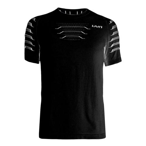 UYN Man Padel Series Ow Shirt Short Sleeves - black onix (Grösse: L) von UYN