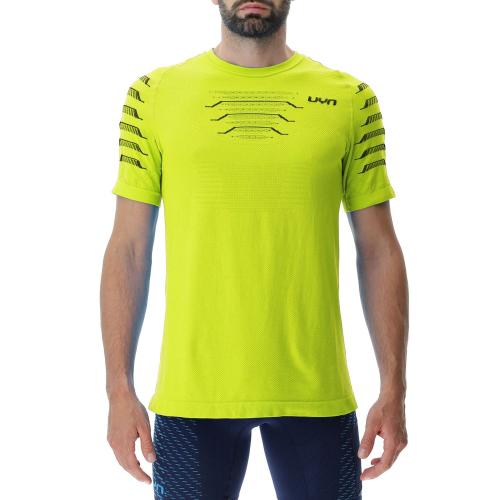 UYN Man Padel Series Ow Shirt Short Sleeves - kiwi colada (Grösse: L) von UYN