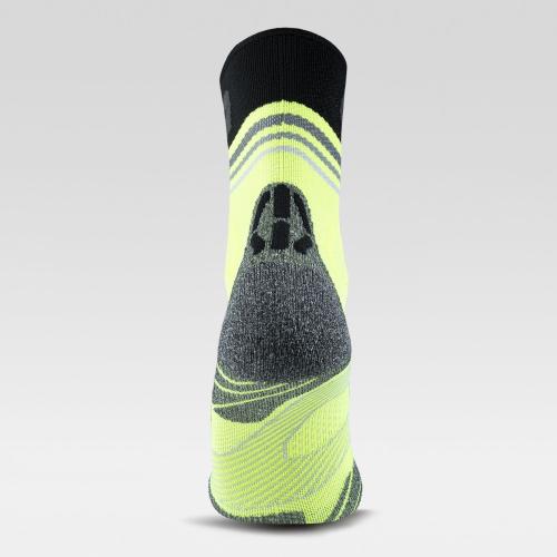 UYN Man Runners One Short Socks - yellow fluo (Grösse: 35/38) von UYN