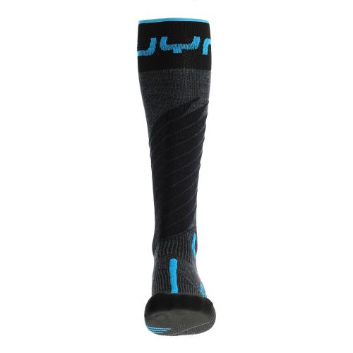 UYN Man Ski One Merino Socks - anthracite/turquoise (Grösse: 35/38) von UYN