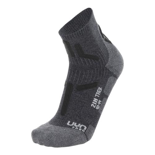 UYN Man Trekking 2In Low Cut Socks - grey/anthracite (Grösse: 35/38) von UYN