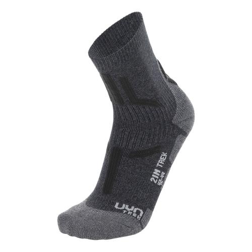 UYN Man Trekking 2In Socks - grey/anthracite (Grösse: 35/38) von UYN