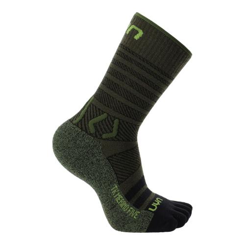 UYN Man Trekking Five Merino Socks - military/black (Grösse: 35/38) von UYN