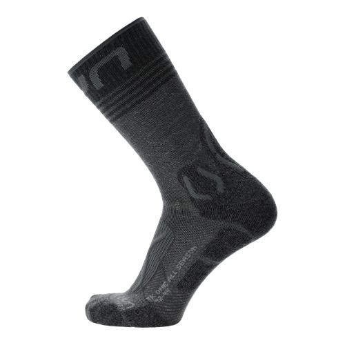 UYN Man Trekking One All Season Mid Socks - anthracite/grey (Grösse: 35/38) von UYN