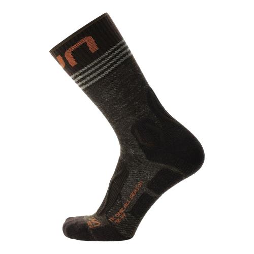 UYN Man Trekking One All Season Mid Socks - brown (Grösse: 35/38) von UYN