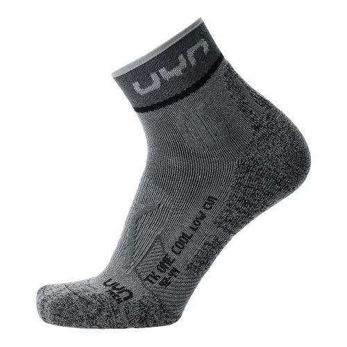 UYN Man Trekking One Cool Low Cut Socks - grey/black (Grösse: 35/38) von UYN