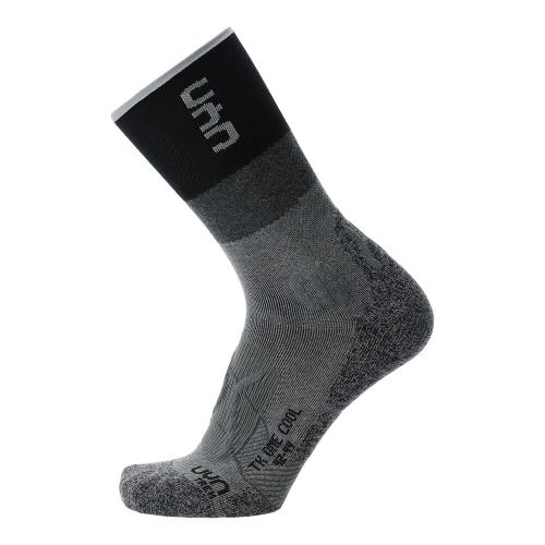 UYN Man Trekking One Cool Socks - grey/black (Grösse: 39/41) von UYN