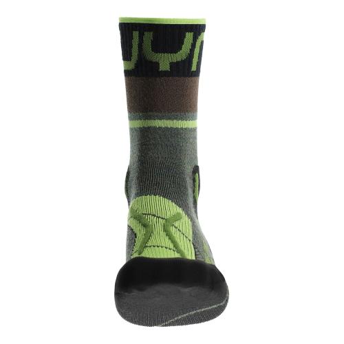 UYN Man Trekking One Merino Socks - green/acid green (Grösse: 35/38) von UYN