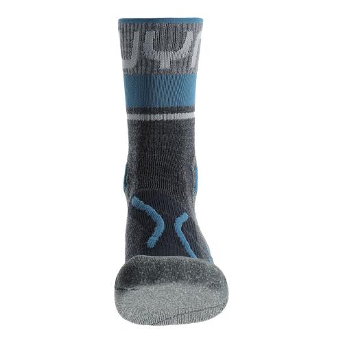 UYN Man Trekking One Merino Socks - grey/blue (Grösse: 39/41) von UYN