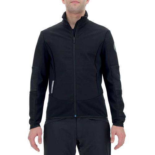 UYN Man Venture Softshell Full Zip - black/black/turquoise (Grösse: XL) von UYN