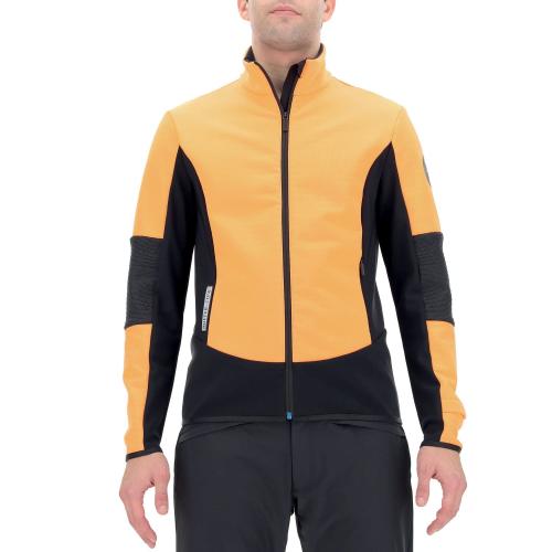 UYN Man Venture Softshell Full Zip - orange fluo/black/anthracite (Grösse: L) von UYN