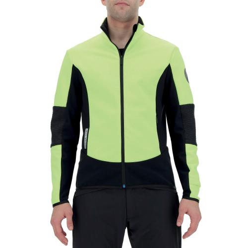 UYN Man Venture Softshell Full Zip - yellow fluo/black/anthracite (Grösse: M) von UYN