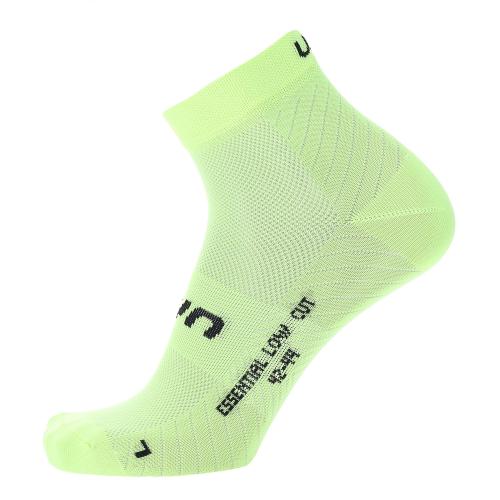 UYN Unisex Essential Low Cut Socks 2Prs Pack - acid lime (Grösse: 42/44) von UYN