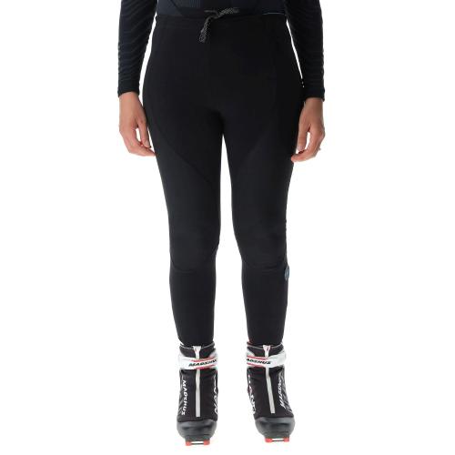 UYN Woman Cross Country Skiing Buffercone Pants - black/turquoise (Grösse: L) von UYN