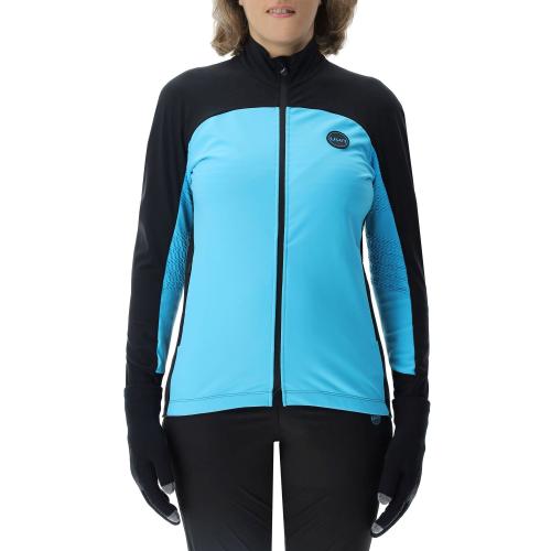 UYN Woman Cross Country Skiing Coreshell Jacket - turquoise/black/turquoise (Grösse: L) von UYN