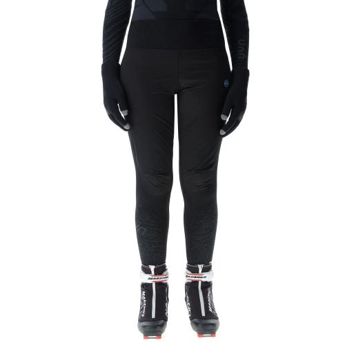 UYN Woman Cross Country Skiing Wind Pant Long - black/cloud (Grösse: L) von UYN