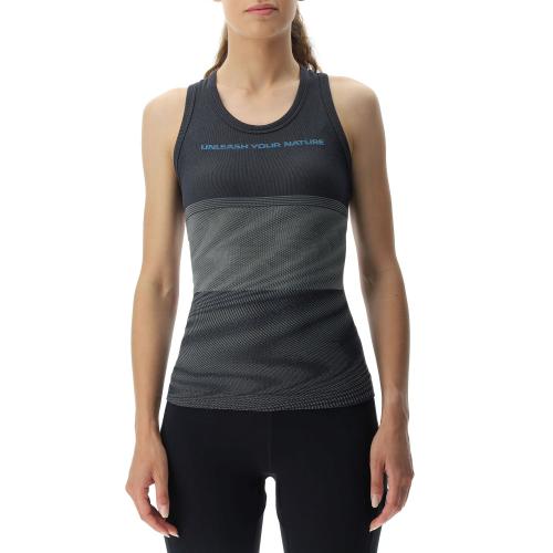 UYN Woman Crossover Ow Sleeveless - black/iron (Grösse: XL) von UYN