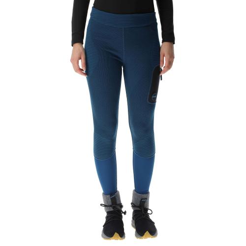 UYN Woman Crossover Winter Speedy Pants - blue poseidon/black (Grösse: L) von UYN