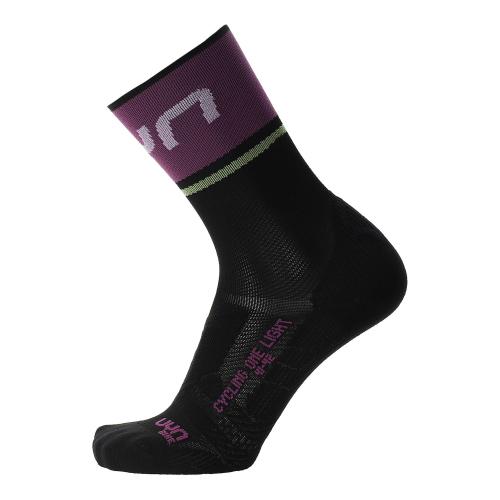 UYN Woman Cycling One Light Socks - black/violet (Grösse: 35/36) von UYN