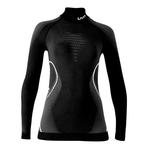 UYN Woman Evolutyon Uw Shirt Lg_Sl Turtle Neck - blackboard/anthracite/white (Grösse: S/M) von UYN