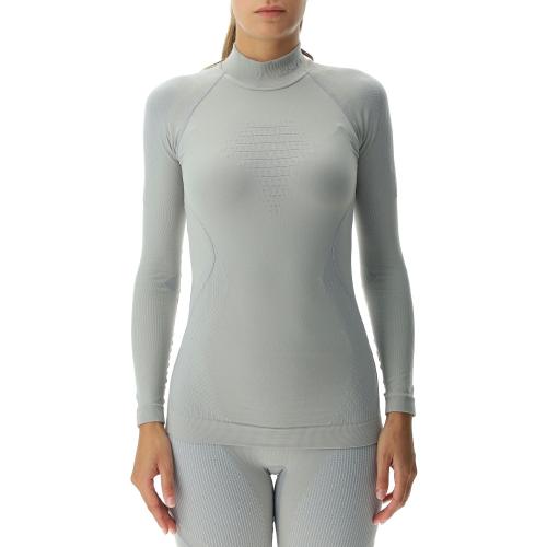 UYN Woman Evolutyon Uw Shirt Lg_Sl Turtle Neck - nautical grey/pearl/pearl (Grösse: S/M) von UYN