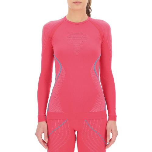 UYN Woman Evolutyon Uw Shirt Lg_Sl. - strawberry/pink/turquoise (Grösse: S/M) von UYN