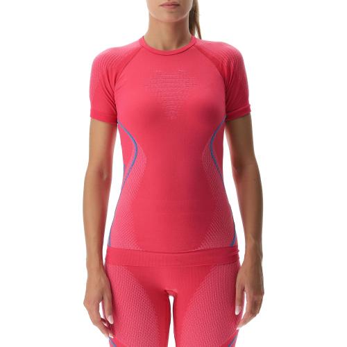 UYN Woman Evolutyon Uw Shirt Sh_Sl - strawberry/pink/turquoise (Grösse: L/XL) von UYN