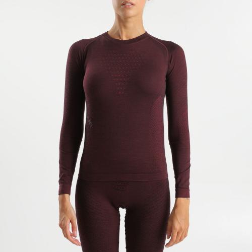 UYN Woman Fusyon Biotech Uw Shirt Long_Sl - windsor wine (Grösse: S/M) von UYN