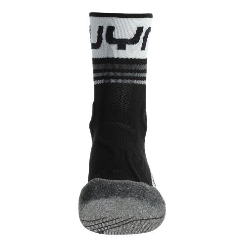 UYN Woman Runners One Short Socks - black/white (Grösse: 35/36) von UYN