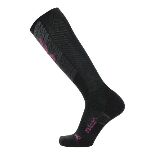 UYN Woman Ski Evo Race One Socks - black/purple (Grösse: 35/36) von UYN