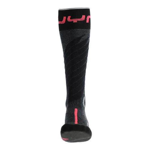 UYN Woman Ski One Merino Socks - anthracite/pink (Grösse: 35/36) von UYN