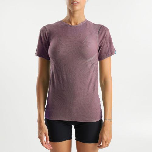 UYN Woman Sparkcross Self Layer Ow Shirt Sh_Sl - mauve (Grösse: L) von UYN