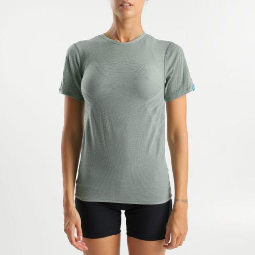 UYN Woman Sparkcross Self Layer Ow Shirt Sh_Sl - smoke green (Grösse: L) von UYN