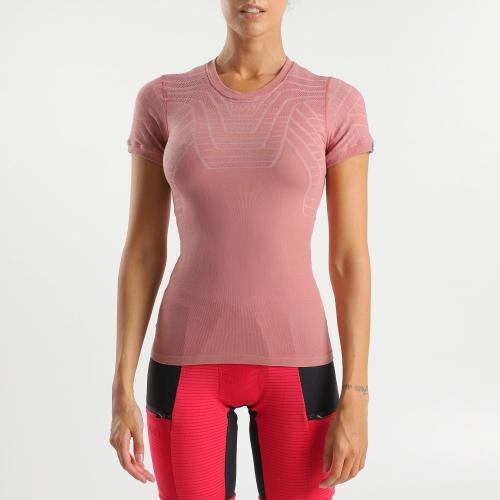 UYN Woman Terracross Self Layer Shirt Short Sleeves Support Fit - ash rose (Grösse: L) von UYN