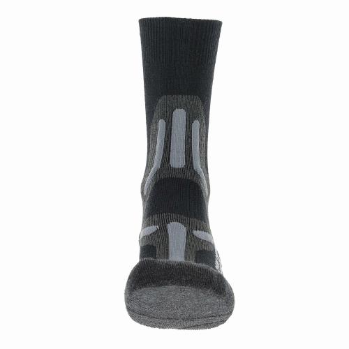 UYN Woman Trekking 2In Merino Mid Socks - black/grey (Grösse: 35/36) von UYN