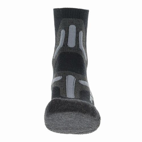 UYN Woman Trekking 2In Merino Socks - black/grey (Grösse: 35/36) von UYN