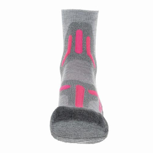 UYN Woman Trekking 2In Merino Socks - light grey/pink (Grösse: 35/36) von UYN