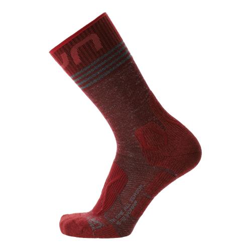 UYN Woman Trekking One All Season Mid Socks - sofisticated red (Grösse: 35/36) von UYN