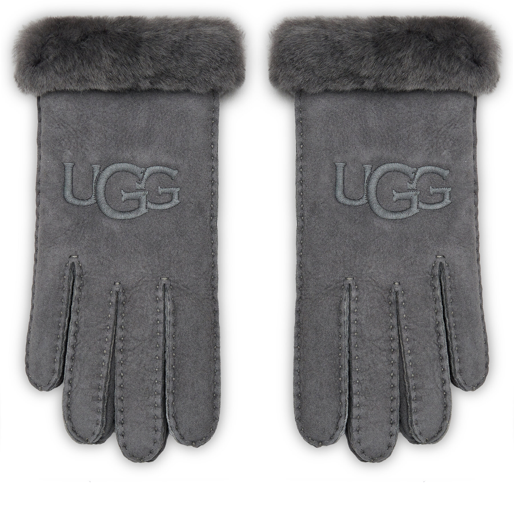 Damenhandschuhe Ugg W Sheepskin Embroider Glove 20931 Grau von Ugg