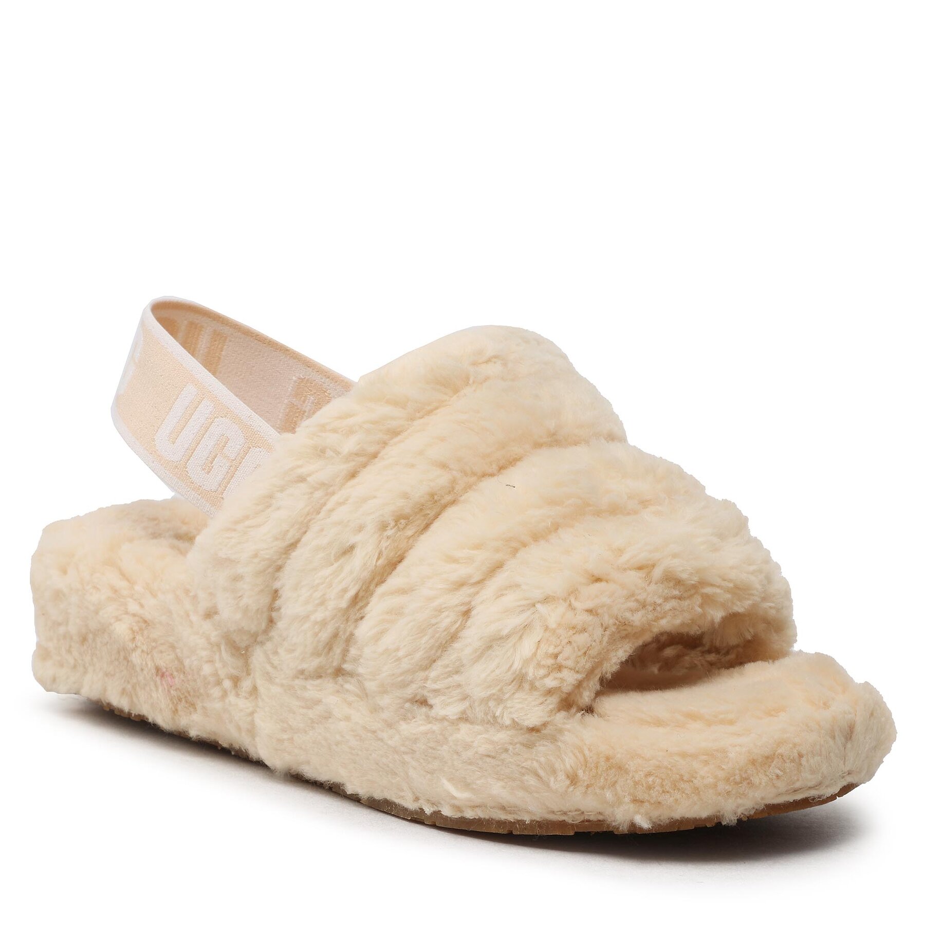 Hausschuhe Ugg W Fluff Yeah Fuzz Sugar 1130835 Beige von Ugg