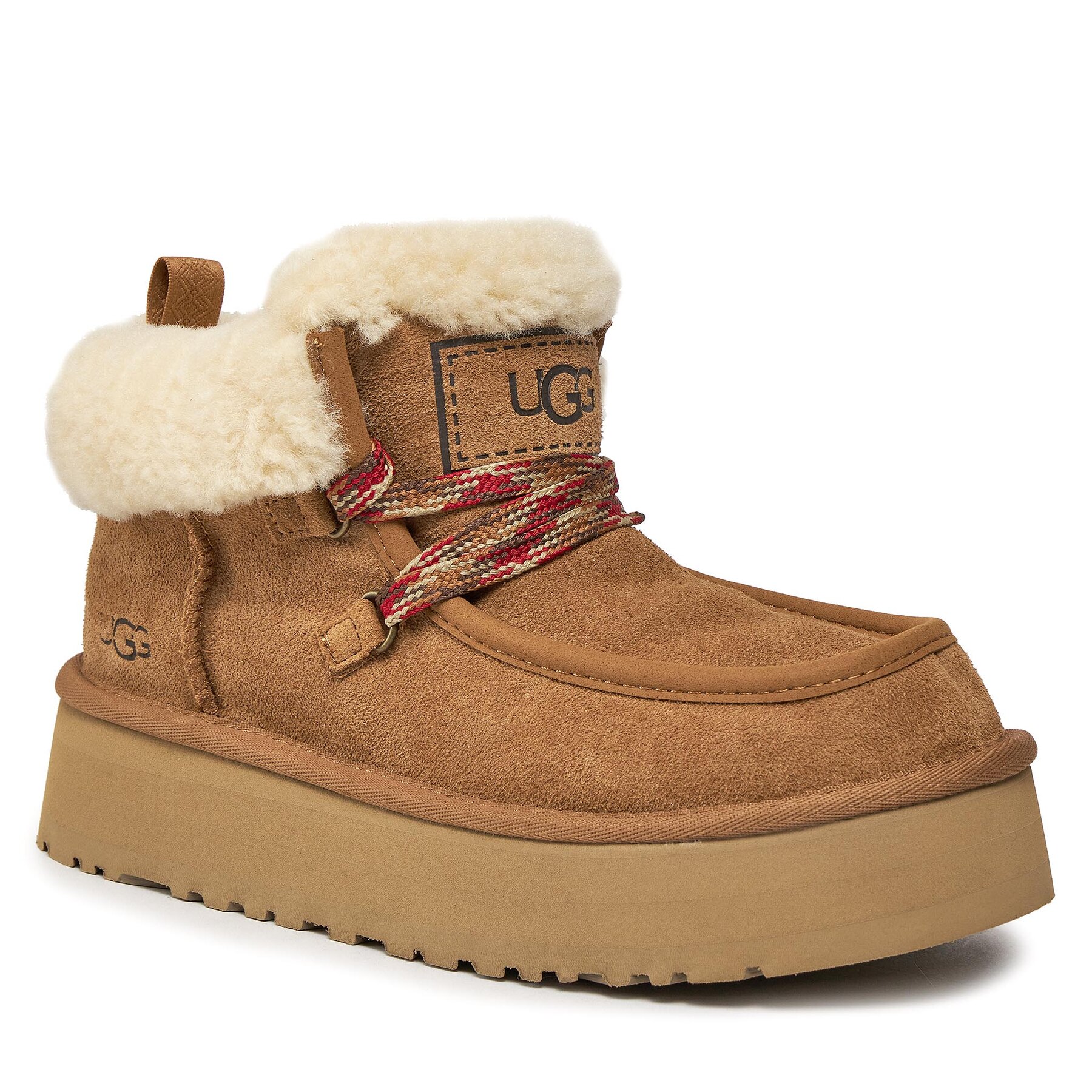 Schneeschuhe Ugg W Funkarra Cabin Cuff 1143954 Braun von Ugg