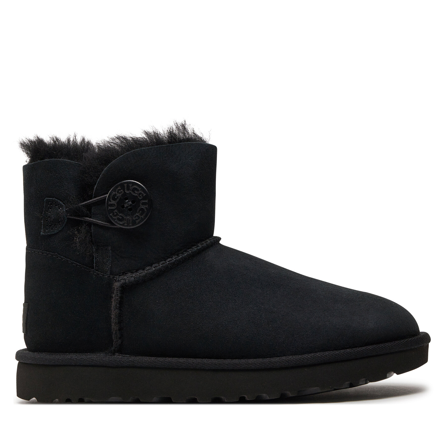 Schneeschuhe Ugg W Mini Bailey Button II 1016422 Schwarz von Ugg