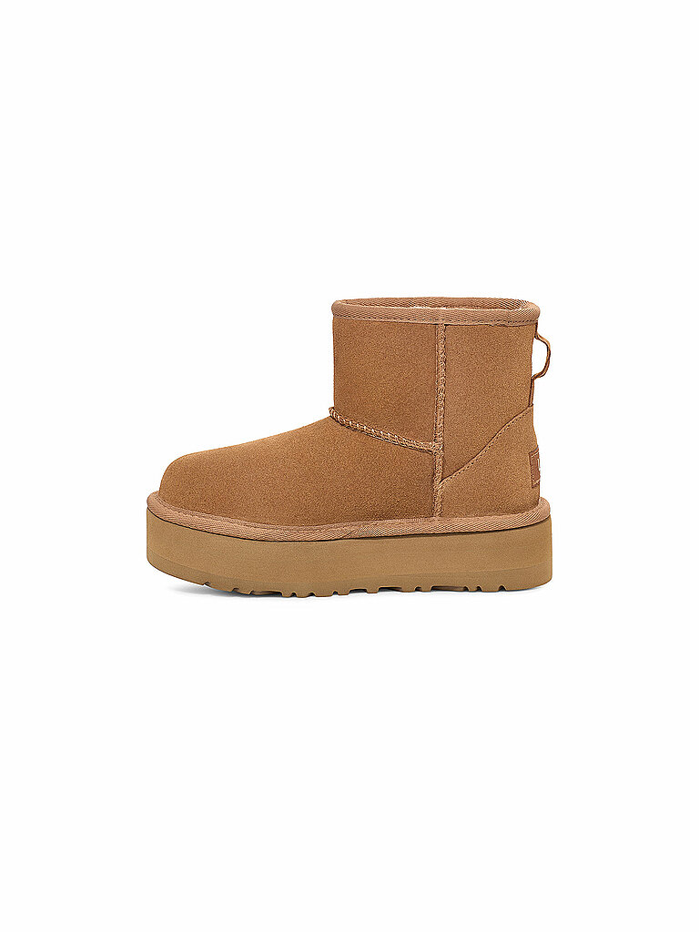 UGG Mädchen Stiefel CLASSIC MINI PLATFORM beige | 35 von Ugg