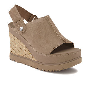 UGG San Damen Hohe Sandalette Braun von Ugg