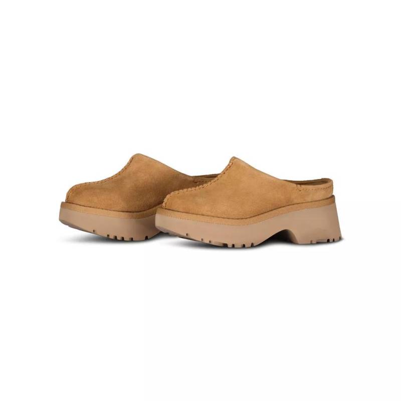 UGG Sneakers - New Heights Clogs aus Veloursleder - Gr. 10 - in Braun - für Damen von Ugg