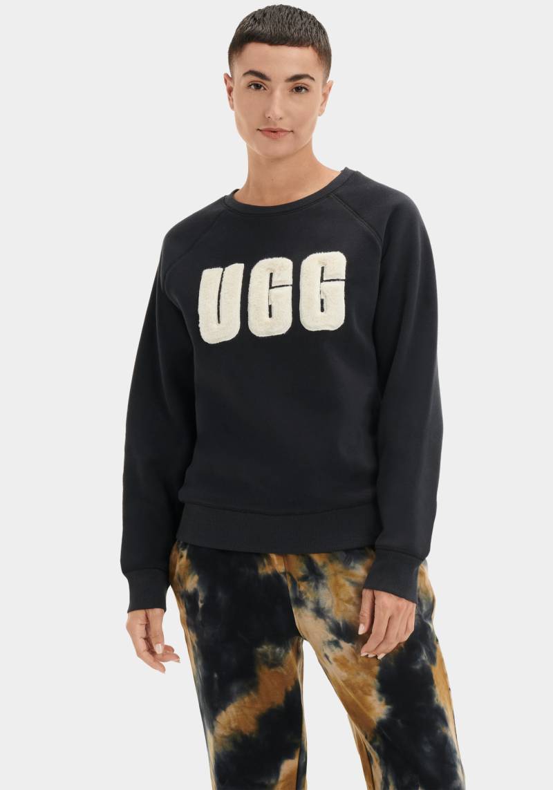 UGG Sweatshirt »Madeline Fuzzy Logo Crewneck«, mit flauschigen Logo von Ugg