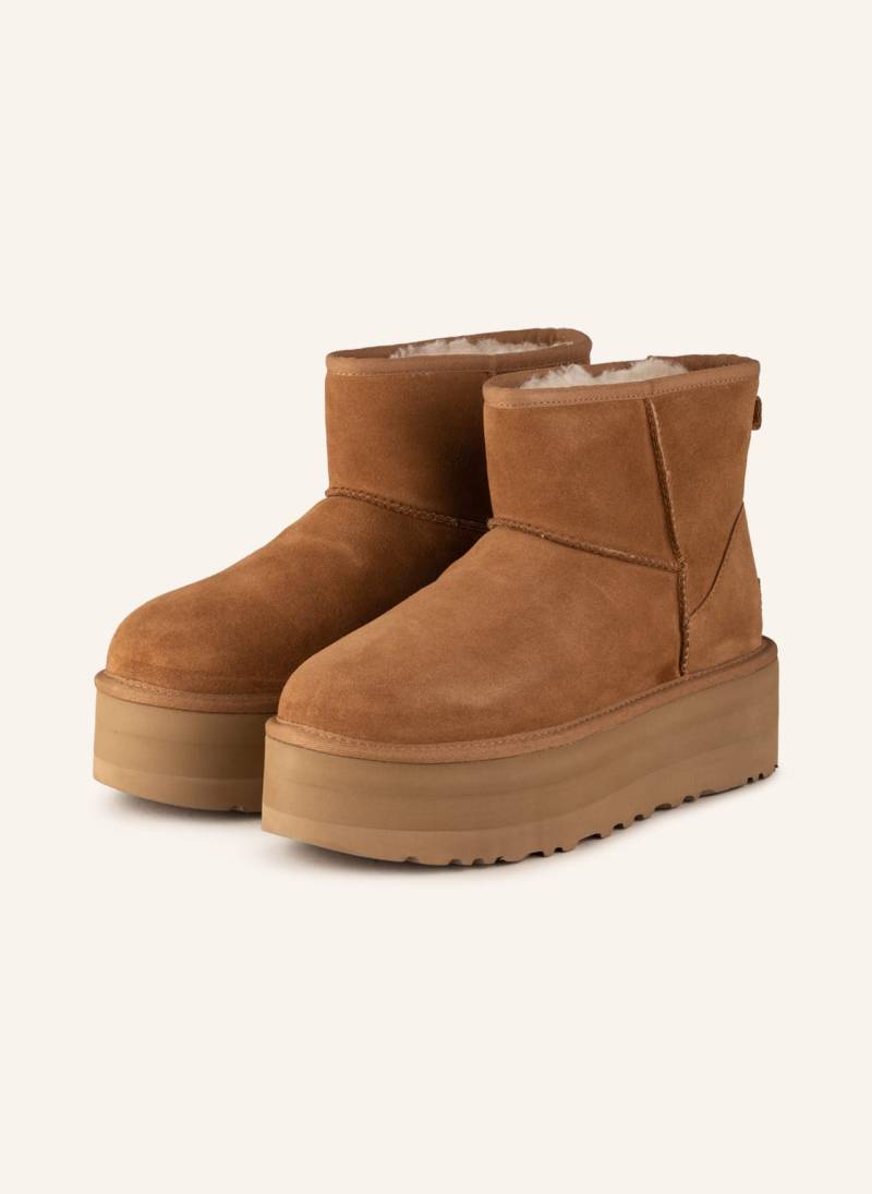 Ugg Boots Classic Mini Platform braun von Ugg