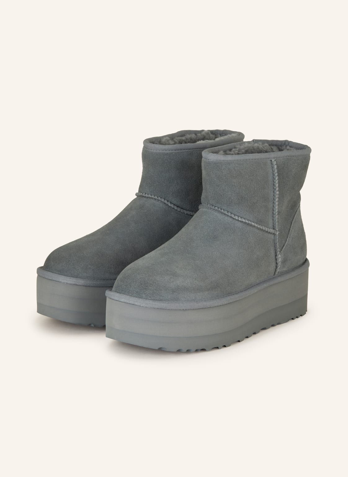 Ugg Boots Classic Mini Platform grau von Ugg