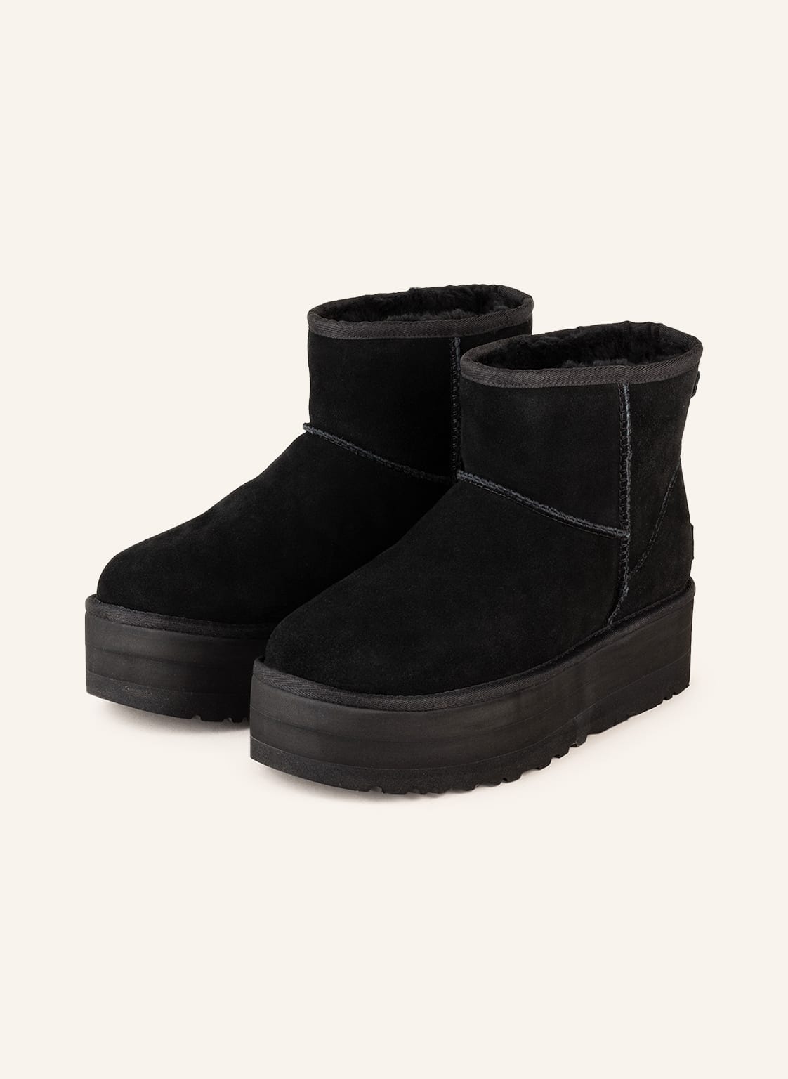 Ugg Boots Classic Mini Platform schwarz Ugg Boots Classic Mini Platform schwarz von Ugg