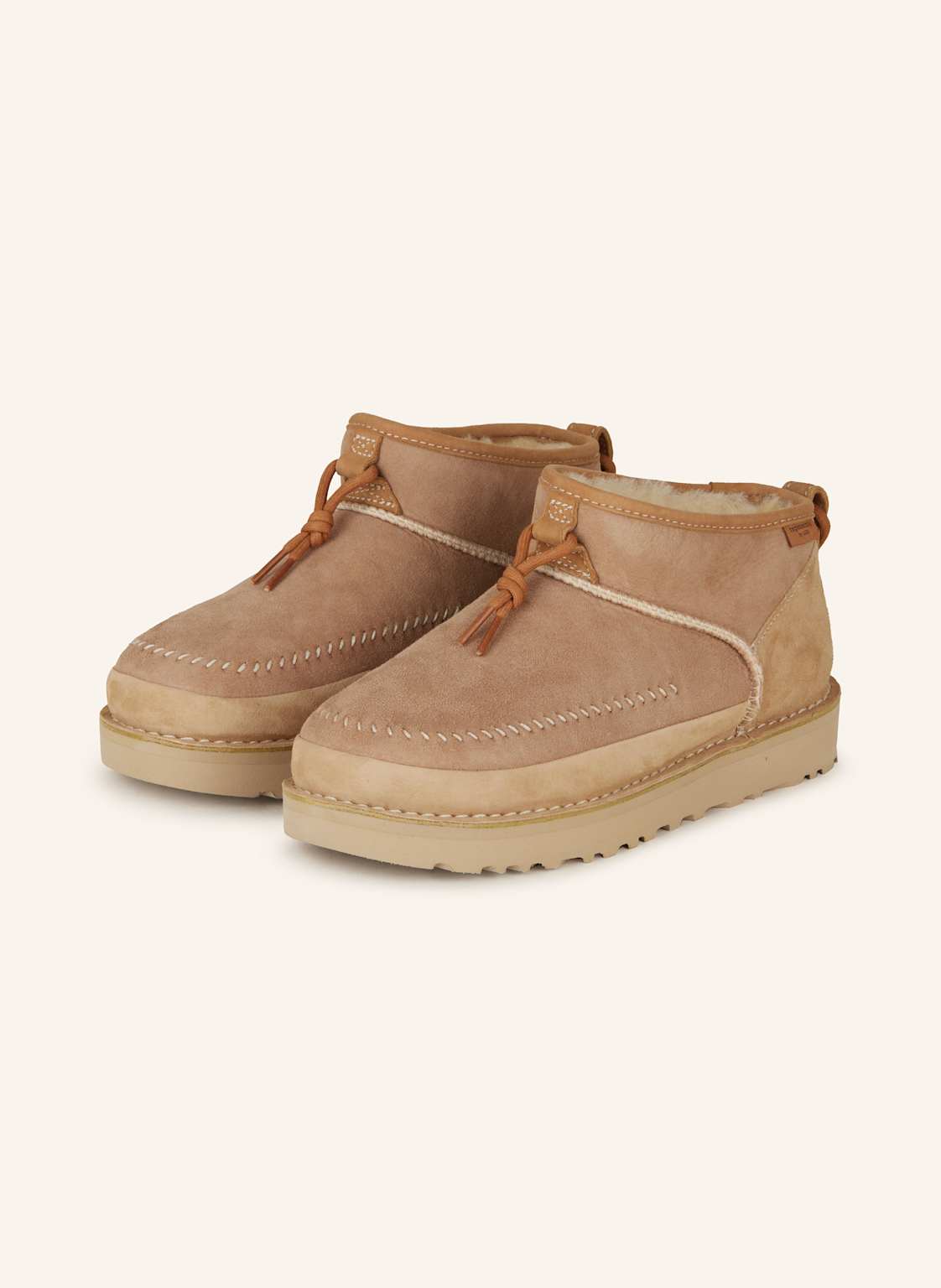 Ugg Boots Ultra Mini Crafted Regenerate beige von Ugg